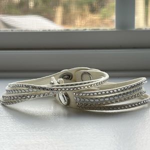 2 Swarovski Crystal Slake Wrap Bracelets